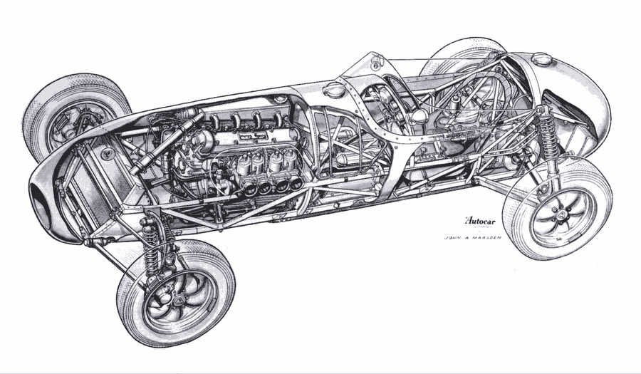 Lotus 12 cutaway A4 Photo Print