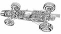 Lotus 25 cutaway A4 Photo Print