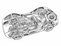 Lotus 30 cutaway A4 Photo Print