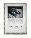 Lotus Delta Shoes 4 Vintage Retro Advert Poster A4 Photo Print
