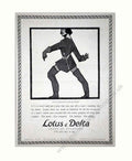 Lotus Delta Shoes 5 Vintage Retro Advert Poster A4 Photo Print