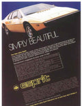 Lotus Esprit Bond Vintage Retro Advert Poster A4 Photo Print