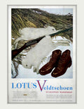 Lotus Veldtschoen Boots Vintage Retro Advert Poster A4 Photo Print