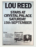 Lou Reed Crystal Vintage Retro Advert Poster A4 Photo Print