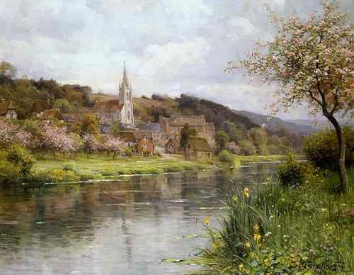 Louis Aston Knight Along the seine  A4 Photo Print