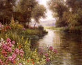 Louis Aston Knight Fleur au bord de la riviere  A4 Photo Print