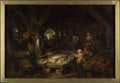 Louis Gabriel Eugene Isabey The Fish Market, Dieppe A4 Photo Print
