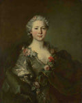 Louis Tocque Portrait of Mademoiselle de Coislin A4 Photo Print