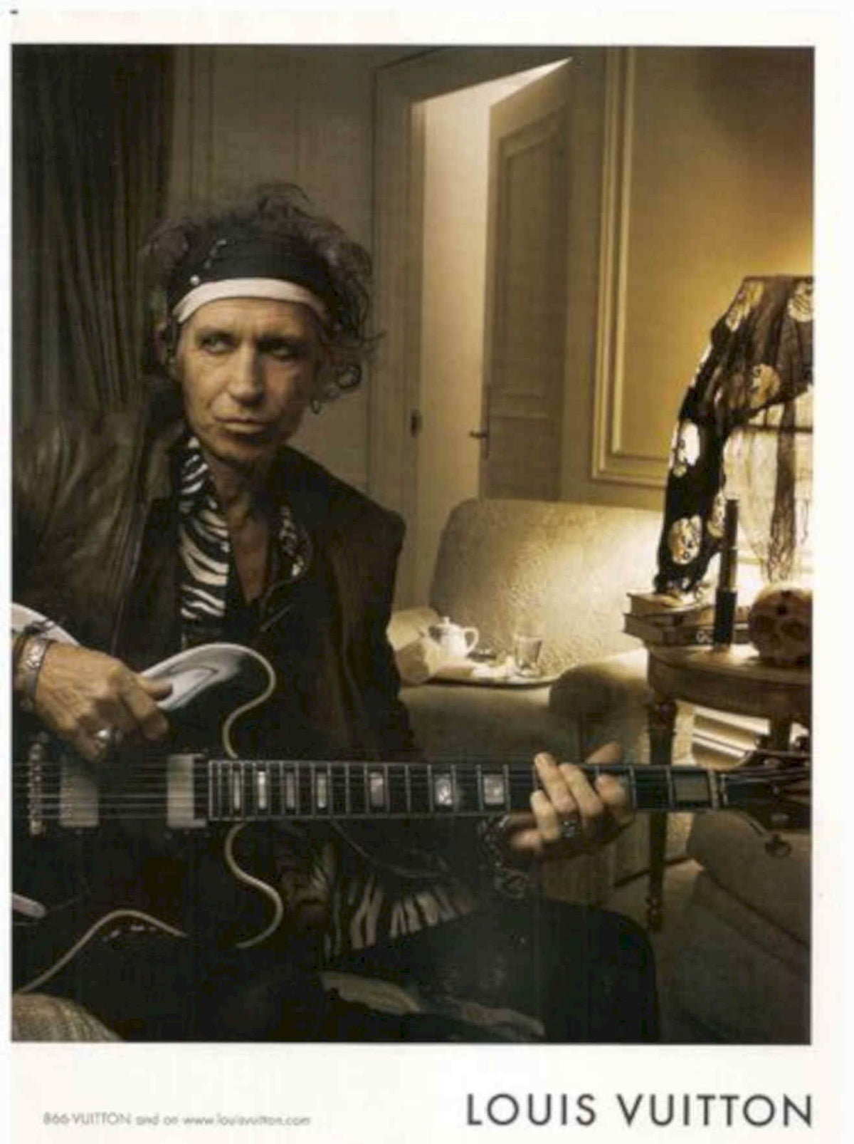 Louis Vuitton Jagger Vintage Retro Advert Poster A4 Photo Print