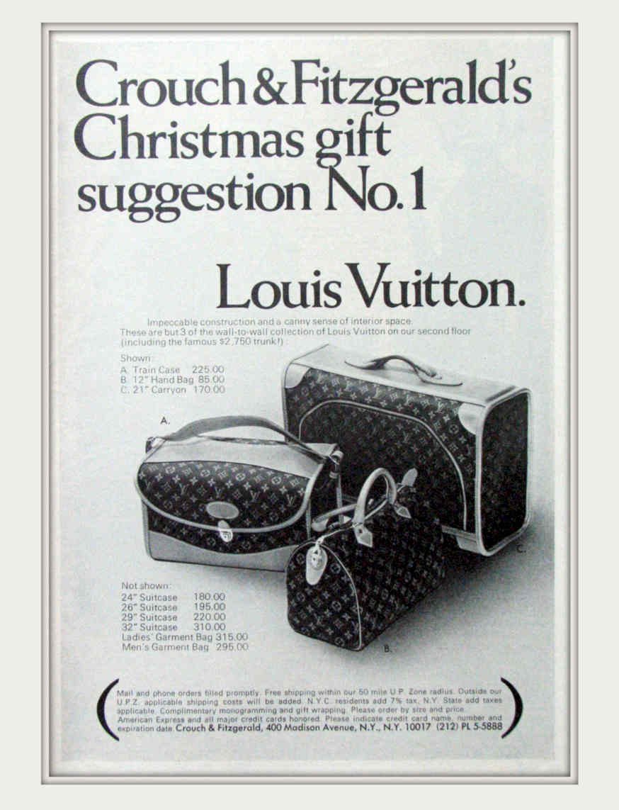 Louis Vuitton Train Vintage Retro Advert Poster A4 Photo Print