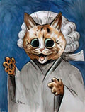 Louis Wain the barrister Art A4 Photo Print