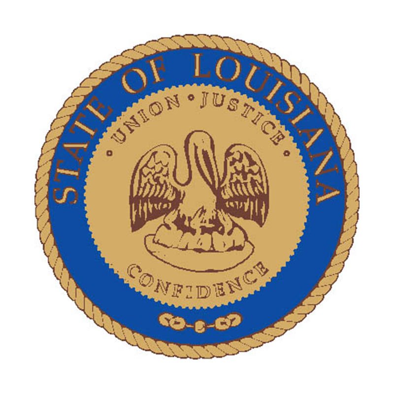 Louisiana Seal N4041 A4 Photo Print