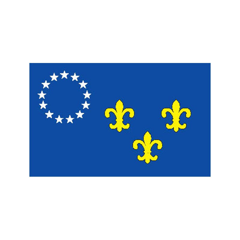 Louisville City Flag N6220 A4 Photo Print