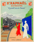 LoupotRaphaelTrain Advert A4 Photo Print