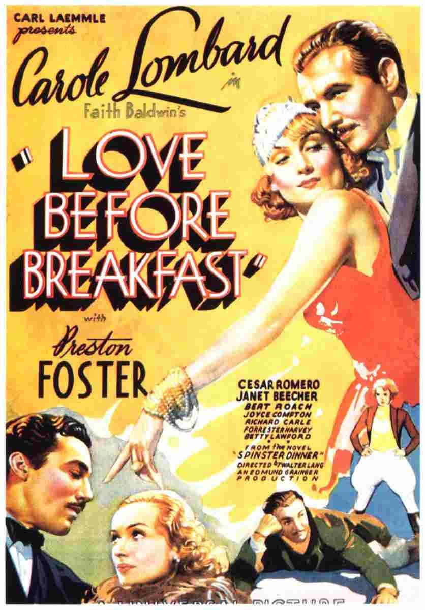 Love Before Breakfast 06  film star poster A4 Photo Print
