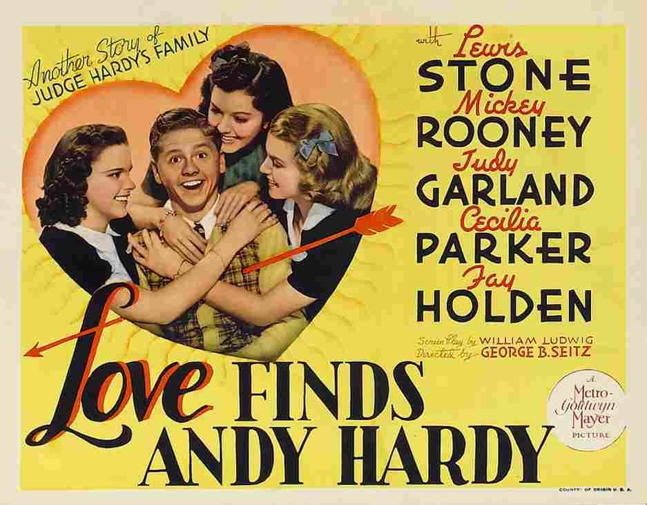 Love Finds Andy Hardy 02  film star poster A4 Photo Print