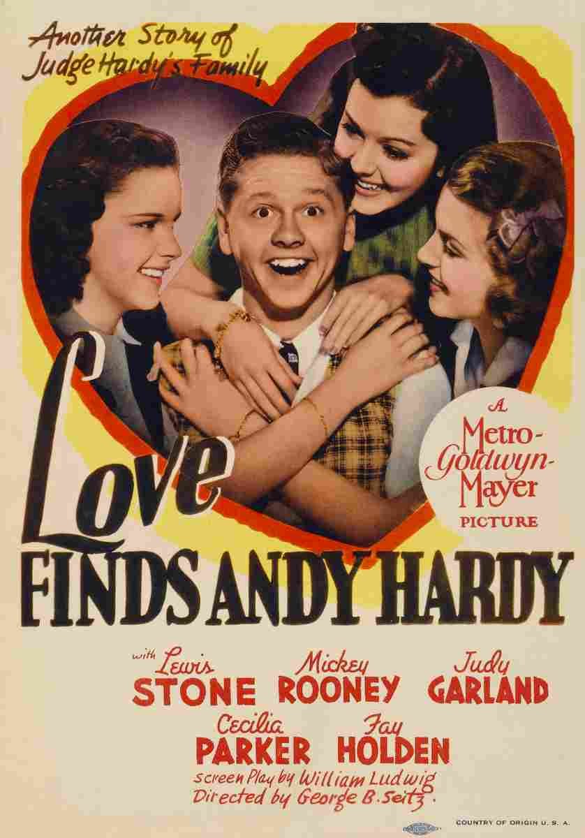Love Finds Andy Hardy 10  film star poster A4 Photo Print