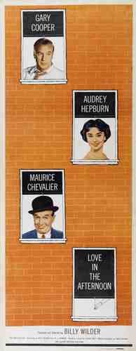  Love In The Afternoon 02 film star poster A4 Photo Print