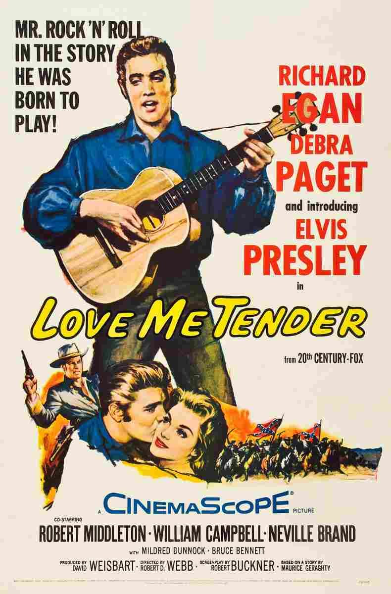 Love Me Tender 01  film star poster A4 Photo Print
