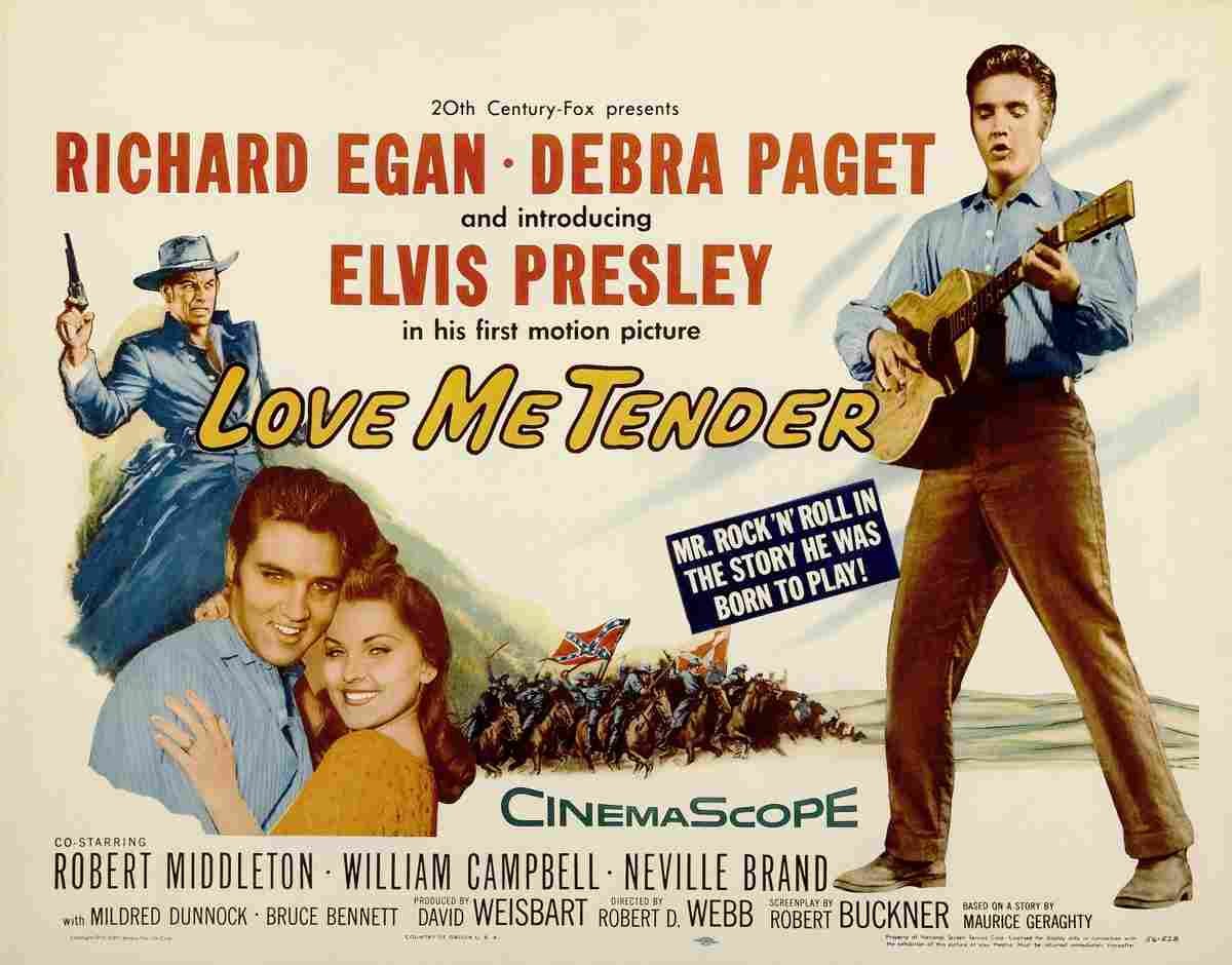 Love Me Tender 02  film star poster A4 Photo Print