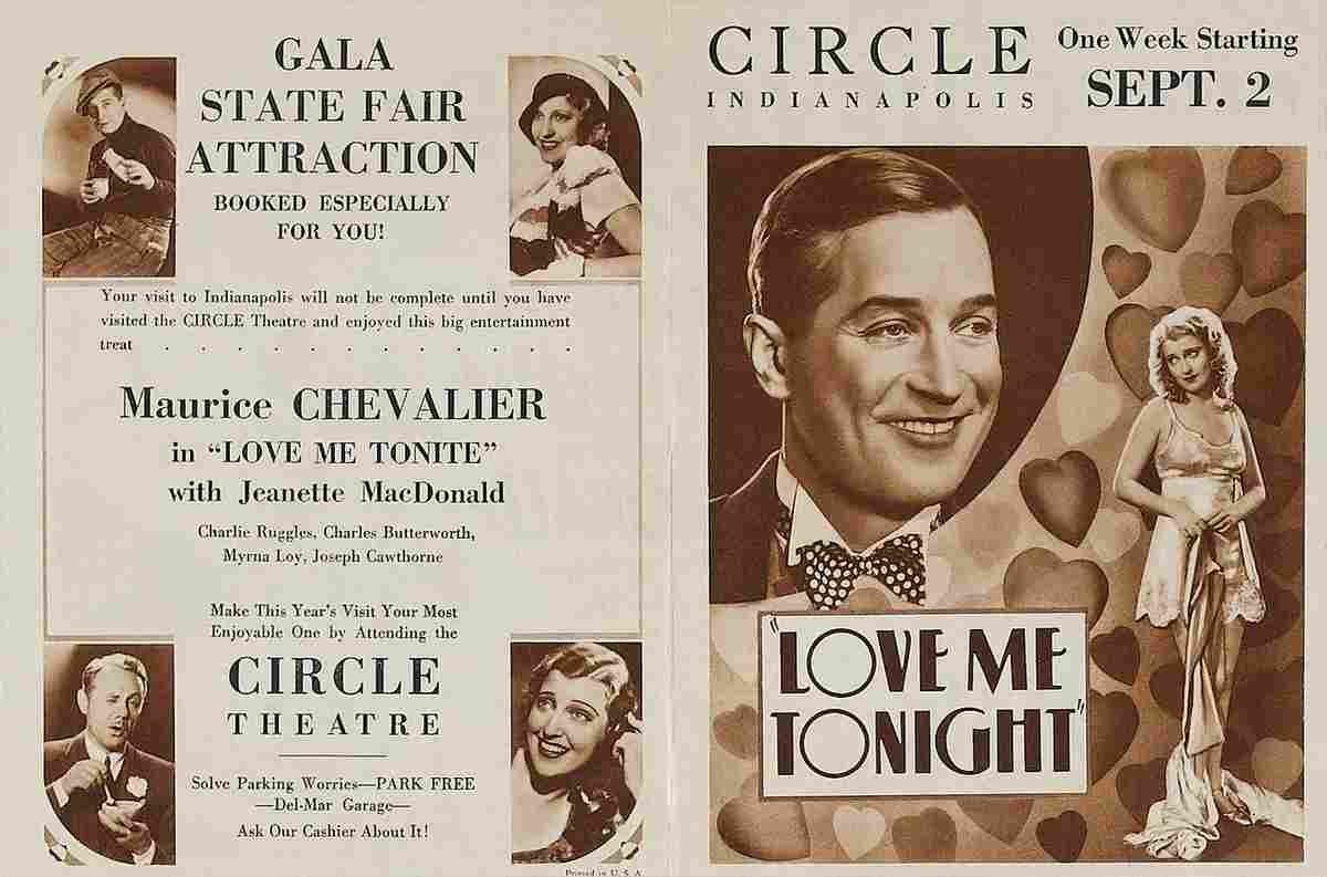 Love Me Tonight 02  film star poster A4 Photo Print