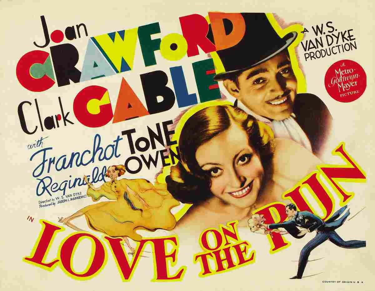 Love on the Run 02  film star poster A4 Photo Print