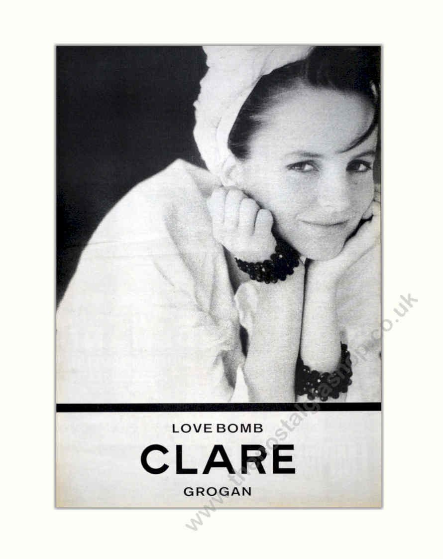 Lovebomb Clare Grogan Vintage Retro Advert Poster A4 Photo Print