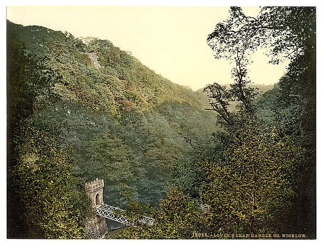 Lovers Leap Dargle County Wicklow Vintage A4 Photo Print