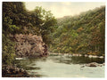 Lovers leap Holne Chase Dartmoor Vintage A4 Photo Print