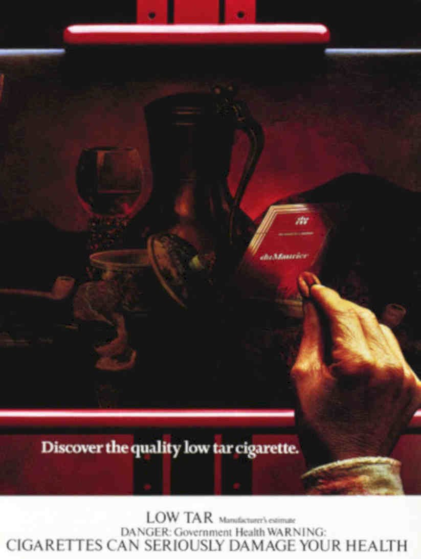 Low Tar Cigarette Vintage Retro Advert Poster A4 Photo Print