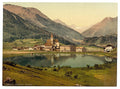 Lower Engadine Tarasp Fontana Grisons Vintage A4 Photo Print