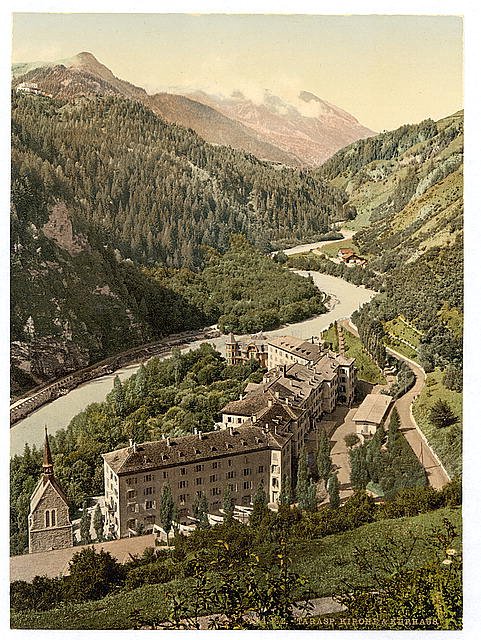 Lower Engadine Tarasp Grisons Vintage A4 Photo Print