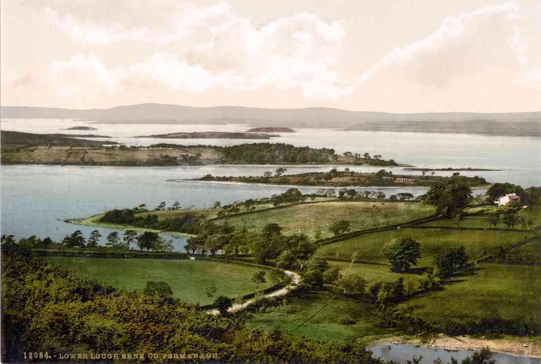 Lower Lough Erne County Fermanagh 09886u A4 Photo Print 2