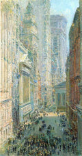 Lower Manhattan Hassam Impressionism American A4 Photo Print
