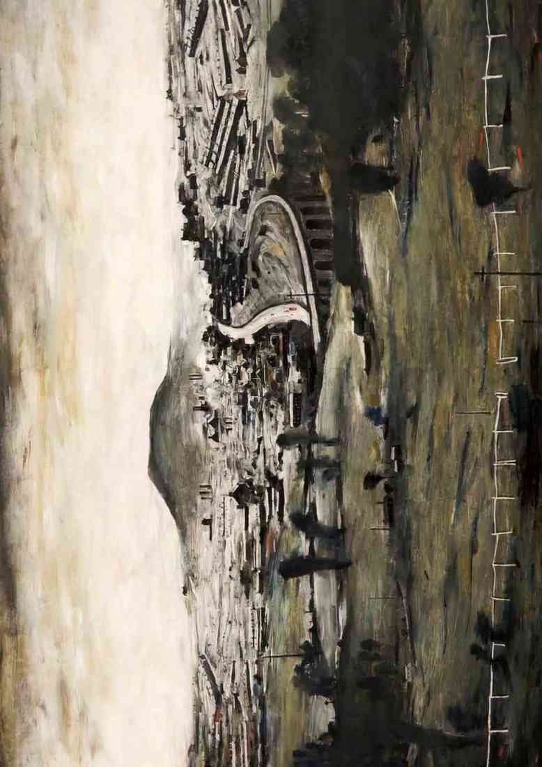 Lowry bargoed A4 Photo Print