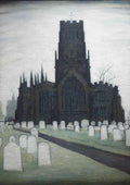 Lowry northleach church CROP A4 Photo Print