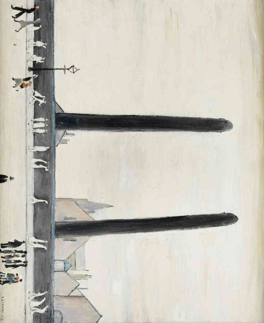 Lowry street scene A4 Photo Print