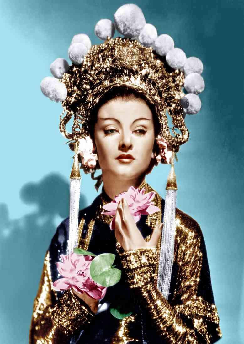 Loy Myrna Mask of Fu Manchu The 2C A4 Photo Print