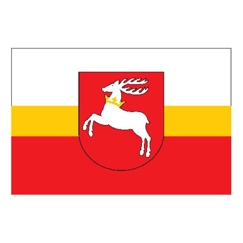 Lubelskie Prov Flag N6944 A4 Photo Print