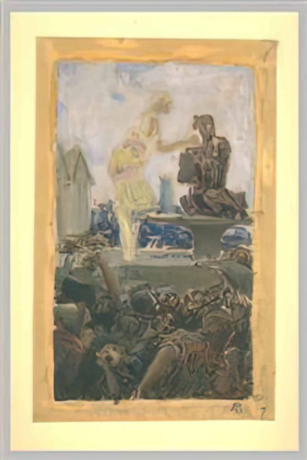 Luc Olivier Merson illustration pour notre dame de paris Art A4 Photo Print