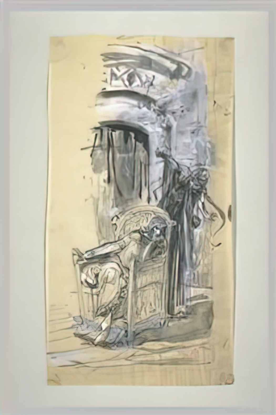 Luc Olivier Merson projet d illustration pour macbeth 7 Art A4 Photo Print