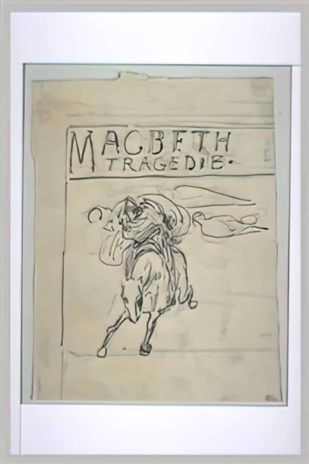 Luc Olivier Merson projet de frontispice pour macbeth 1 Art A4 Photo Print