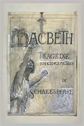 Luc Olivier Merson projet de frontispice pour macbeth Art A4 Photo Print