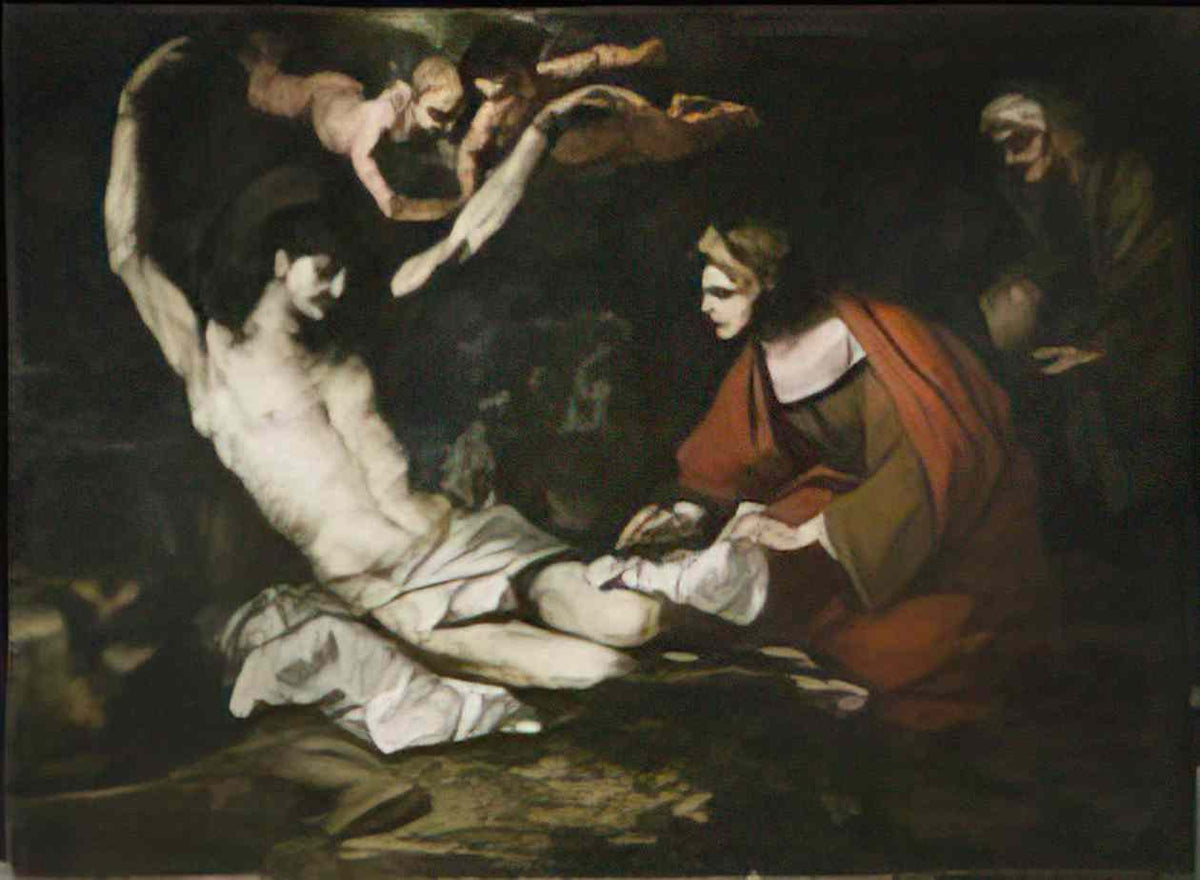 Luca Giordano saint sebastian cured by irene 1665 Art A4 Photo Print