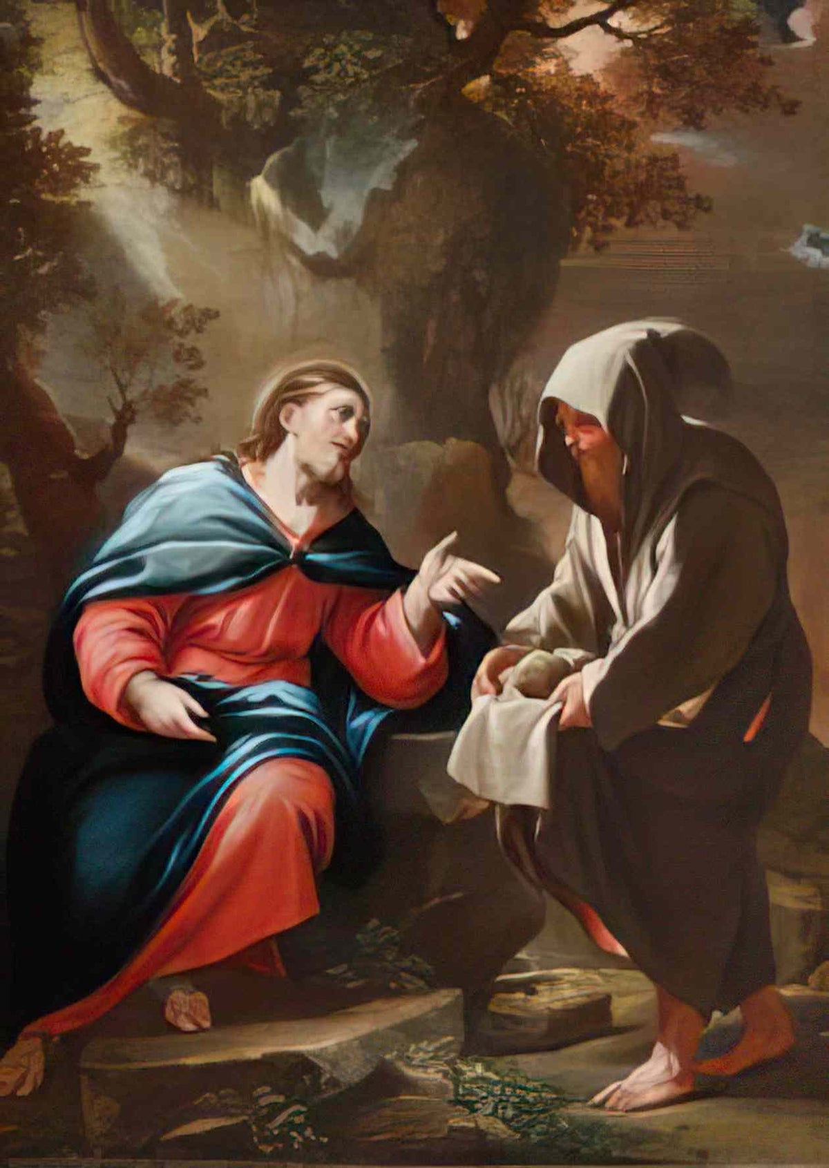 Luca Giordano the devil tempting christ to turn stones into bread 168 Art A4 Photo Print