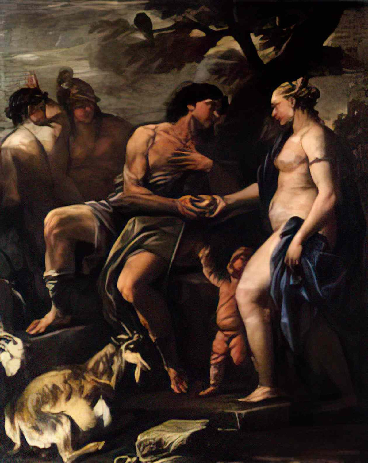 Luca Giordano the judgement of paris Art A4 Photo Print