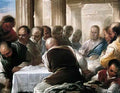 Luca Giordano the last supper 1695 Art A4 Photo Print
