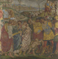 Luca Signorelli Coriolanus persuaded by his Family to spare Rome A4 Photo Print