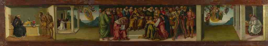 Luca Signorelli Predella Esther, and Life of Saint Jerome A4 Photo Print