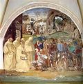 Luca Signorelli life of st benedict benedict discovers totila s decei Art A4 Photo Print